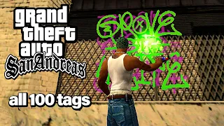 GTA San Andreas (Classic) - All 100 Tags Guide [Locations]