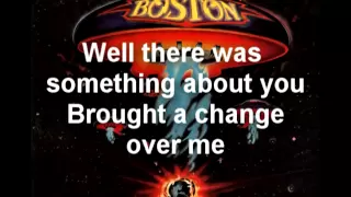 Boston- Something About You with Lyrics
