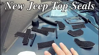 HOW to repair a Leaky Jeep Wrangler Top (Jeep JK)