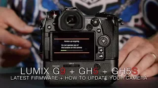 Panasonic GH5 2.3 GH5s G9 Lumix Firmware Upgrade + How to