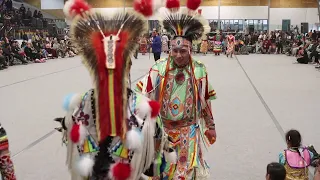 MVI 9272 Loon Lake Powwow 2024, Championship Sunday, Special Grass vs Jingle, Top 10 Dance-Off, JAZZ