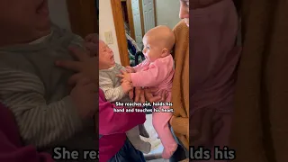 ⁠Baby girl with motherly instinct does this 🥰 @MommyandDaddyMoments #cutebabies #twinsbaby #baby