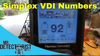 Nokta Makro Simplex VDI Numbers and Tones on Park 1 Version 2.77   [Rough Test]