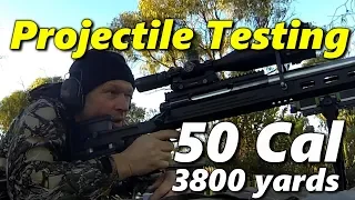 50 cal ELR bullet testing