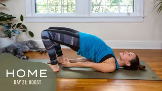 Home - Day 21 - Boost  |  30 Days of Yoga