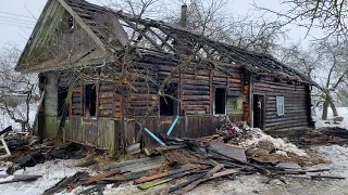 Пожар в доме в д. Шуневичи Глубокского района. "Веснік Глыбоччыны"