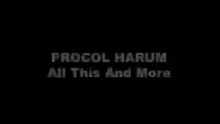 Procol Harum - All This and More (Live 1971)