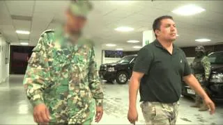 Miguel "Z-40" Treviño taken to a detention facility