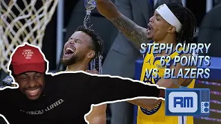 Stephen Curry 62 points highlights reaction | Golden State Warriors vs. Portland Trail Blazers