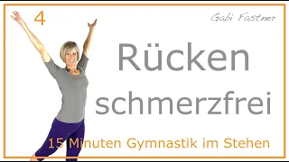 4von7🍊 15 min. Rücken schmerzfrei | ohne Geräte, im Stehen