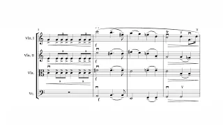F. Mendelssohn - Wedding March (String Quartet Score)