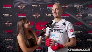 Wojciech Kazieczko wygrywa na KSW 74 | Wywiad backstage