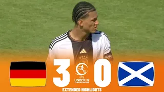 Germany vs Scotland | Highlights | U17 European Championship 23-05-2023