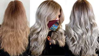 SMOKEY PLATINUM BLONDE | Lived-In Hair Color Tutorial | Redken Shades EQ | Daniella Benita