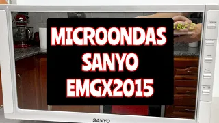 uso básico Microondas SANYO EMGX2015 EMGX