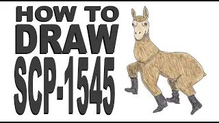 How to draw SCP-1545 (Larry the Loving Llama)