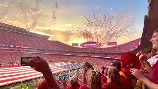 Must watch Kansas City Chiefs Home Opener National Anthem Flyover A-10 Chargers vs. Chiefs 2022