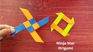 Origami Ninja Star | How to make paper transforming ninja star | Craftboat