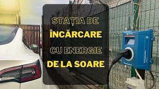 Stația Victron cu care încarc mașina electrică de la soare