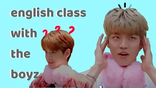 english class w/ the boyz [homeschool ver.] | THE BOYZ English moments