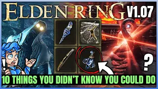 10 New Secrets You Didn't Know About in Elden Ring - Weapon Trick & New Enemy Type - Tips & More!