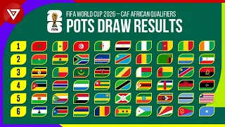 Pots Draw Results: FIFA World Cup 2026 CAF African Qualifiers