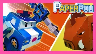 37.Who messed up the farm?! the Giant boar’s attack! | Paper POLI [PETOZ] | Robocar Poli Special