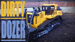 Loads Of Cheap Fun! NEW Top Race TR143-G 9 Channel RC Bulldozer. (Huina CY 1569)