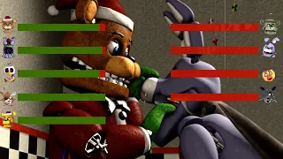 [SFM FNaF] Christmas vs Halloween WITH Healthbars