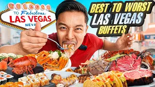 The BEST To WORST Buffets In Las Vegas In 2024 RANKED!