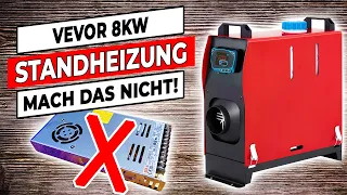 Vevor Standheizung 8KW Vorstellung & Standheizungen niemals mit einem Netzteil betreiben!