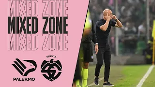 Palermo-Spezia 2-2: Corini e Stulac in mixed zone