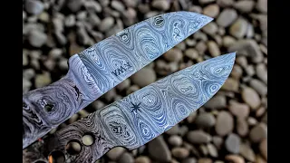 Etching 101: How To Etch Your Damascus Pattern Welded Blade