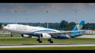 أجمل هبوط للطيران العماني Oman Air Perfect Landing