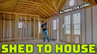 Shed To House - Alternative Way Of Living - Tiny House