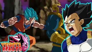 Vegeta Reacts To Goku VS Thanos