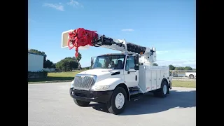 2007 International 4300 Altec DM47 TR Upper Controls Digger Derrick   80412