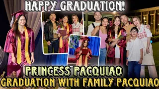Pacquiao Family nagdiriwang sa pag graduate ni Princess Pacquiao | Proud Parents Sen.Manny & Jinkee