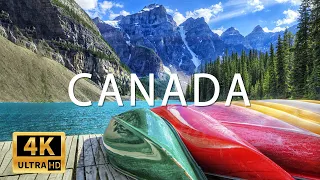 FLYING OVER CANADA (4K UHD) — расслабляющая музыка и красивые видеоролики о природе (4K VIDEO UHD)