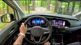 2023 Volkswagen Caddy V Style [2.0 TDI 122 HP] |0-100| POV Test Drive #1726 Joe Black