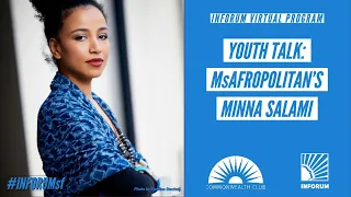 (Livestream Archive) Youth Talk: MsAfropolitan's Minna Salami