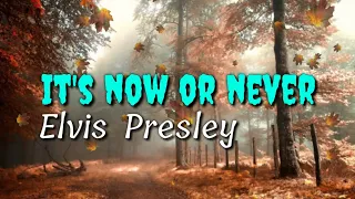 Elvis Presley - (It's now or never) With Lyrics.