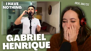 GABRIEL HENRIQUE I Have Nothing | Vocal Coach Reacts (& Analysis) | Jennifer Glatzhofer