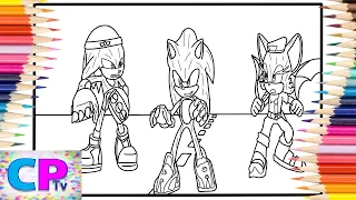 Sonic Prime Coloring Pages/Sonic Super Speed Character/Kovan & Electro-Light - Skyline [NCS Release]