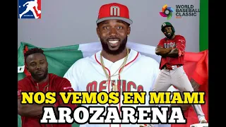 NOS VEMOS EN MIAMI DICE AROZARENA SOBRE LA VICTORIA DE MÉXICO.. MLB I BEISBOL I BASEBALL