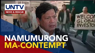 Lead convenor ng PIRMA, binalaan ng contempt matapos bigong ipasa ang donor’s list sa TV ad