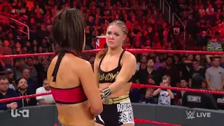 Becky Lynch CONFRONTS Ronda Rousey (FULL SEGMENT) - RAW: January 28, 2019