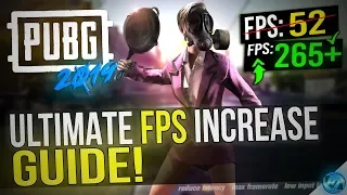 🔧 BATTLEGROUNDS: HUGE 2019 UPDATE! Dramatically increase performance / FPS with any setup!