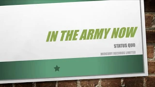 Status Quo -In The Army Now -Lyrics e Traduzido