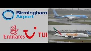 Birmingham Airport Spotting - Heavies – TUI Airways & Emirates - 787-9 & A380 - & - November 2019